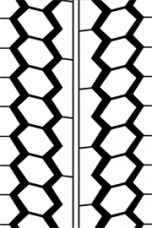 Дорожный рисунок протектора